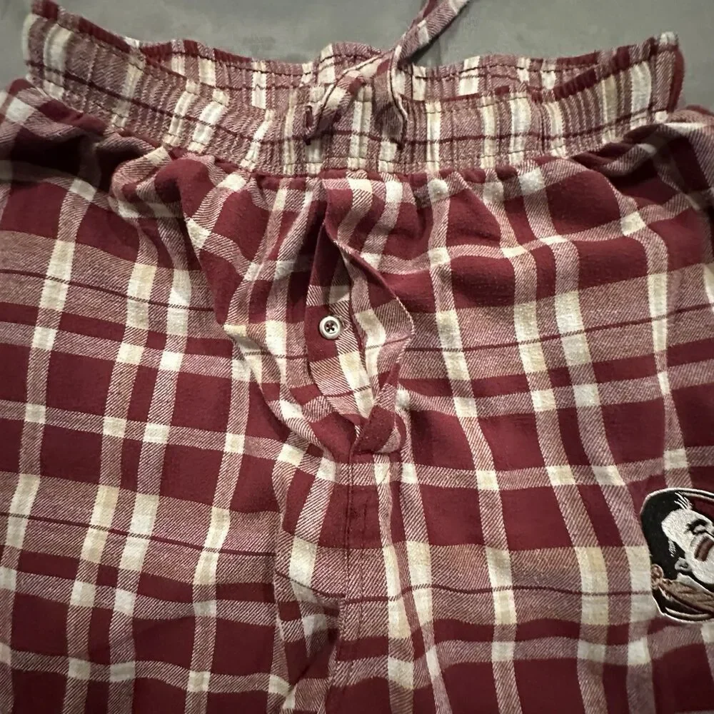 Concept Sports Pajama Pants Florida State Seminoles Sleepwear Plaid Unisex NCAA